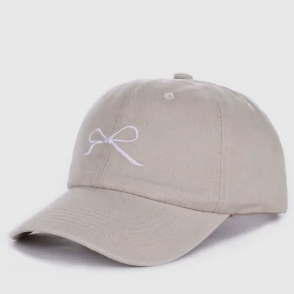 Mocha Coquette Bow Cap